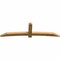 Ekena Millwork Bellingham Timber Gable Bracket, Western Red Cedar, 108"W x 31 1/2"H x 4"D x 6"F, 7/12 Pitch GBW108X31X0406BEL00RWR - alternate 2